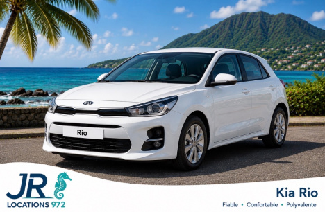 location voiture martinique kia rio