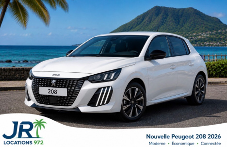 location voiture martinique peugeot 208